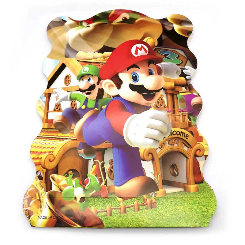 

1PCS Super Mario Theme Folding DIY Pinata Happy Birthday Events Party Kids Boys Favors Baby Shower Paperboard Funny Pinatas