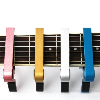 

Guitar Small Accessories Aluminum Alloy Guitar Tuner Clamp Key Trigger Capo for Acoustic Electric Musical Instruments