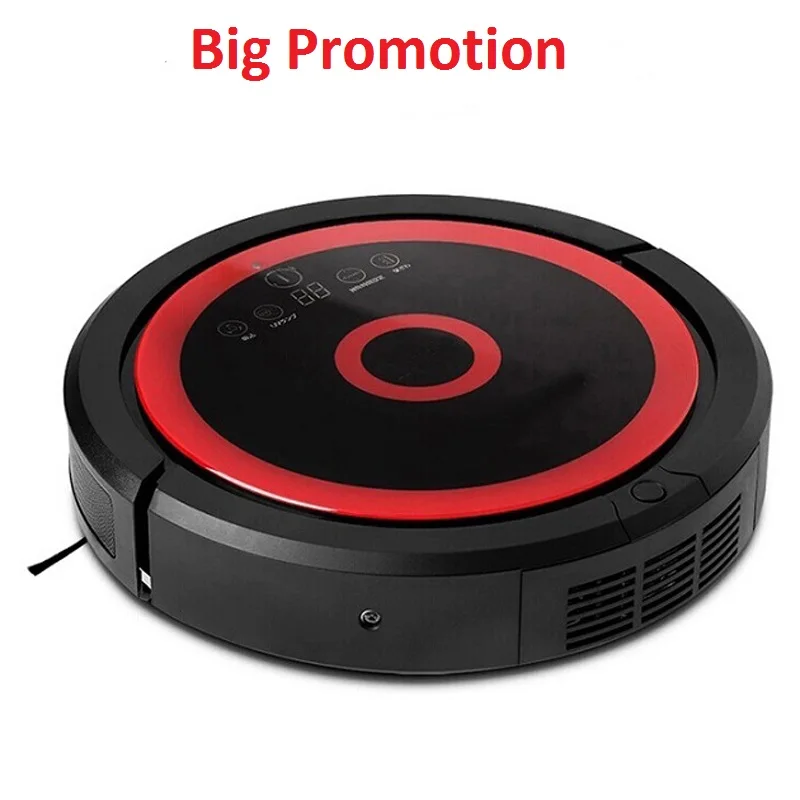 Remote Control Wet And Dry Mop Rechargeable Vacuum Cleaner Robot  With 3350mAH Lithium battery, Schedule,Water Tank