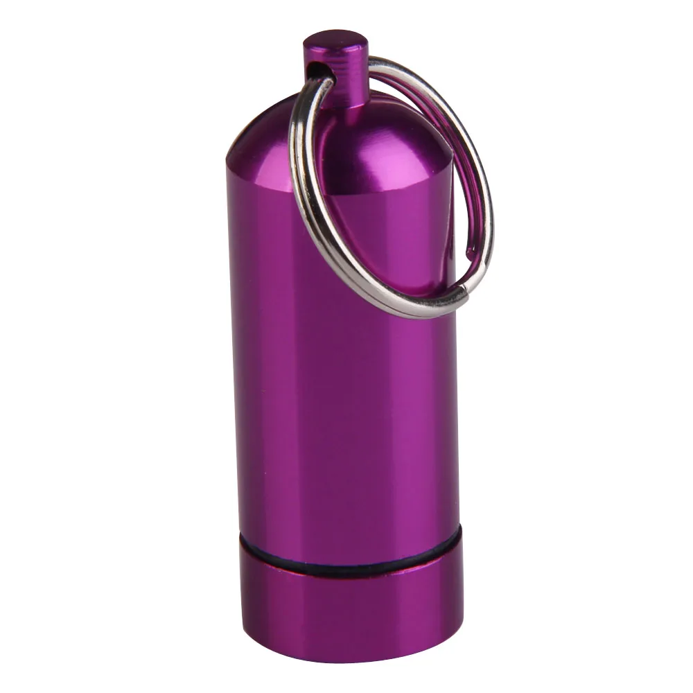 Aluminum Alloy Waterproof Outdoor First Aid Small Gallipot Keychain