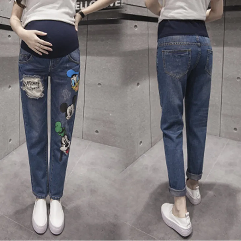 Maternity Denim Trousers Pregnancy Jeans For Pregnant Women Jeans High Waist Pregnancy Clothes Pants Maternity Clothes B0184 Maternity Denim Trousers Pregnancy Jeans For Pregnant Women Jeans High Waist Pregnancy Clothes Pants Maternity Clothes B0184