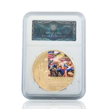 WR Роскошный домашний декор американский День независимости счастливый 4 июля вызов монета Качество Индивидуальные монеты для коллекции