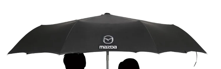 Автомобильный брендовый полностью автоматический складной зонт Mazda, деловой мужской зонт, полностью автоматический зонт