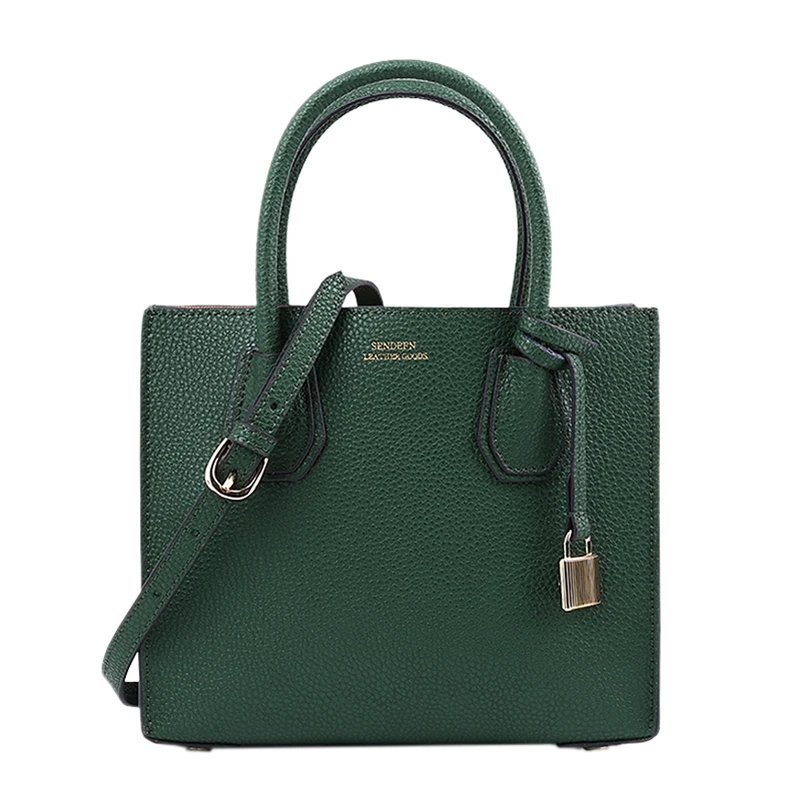 

SENDEFN Fashion Quality Split Leather Women Shoulder Bags Casual Female Crossbody Bag Brand Ladies Messenger Bags For Party