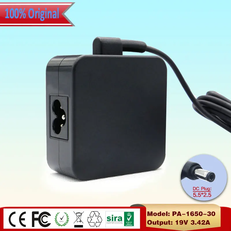 New Original 19V 3.42A 65W 5.5*2.5mm Laptop Power Supply for Asus P550C