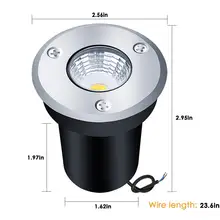 Освещение ALOVECO 12 V-24 V низкая Напряжение светодиодная Ландшафтная лампа Водонепроницаемый проход лестница огни в наземные лампы для дороги, ST128