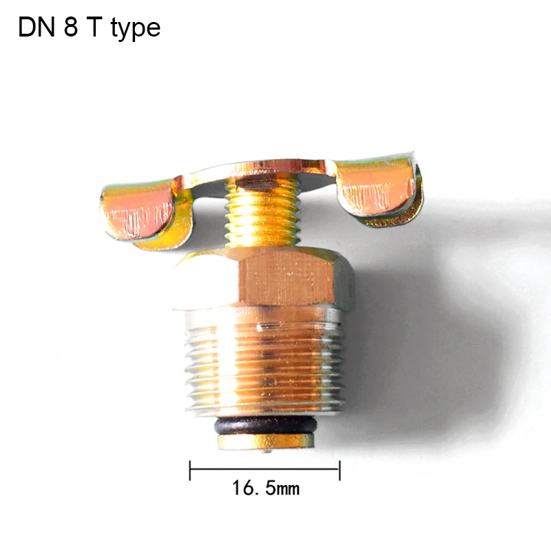 2 шт. воздушный компрессор PT 1/" 3/8" Чистый медный канализационный клапан газовый бак Маленький Насос Сливной клапан воздушный компрессор сливной винт для воды