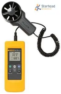 

100% Authentic Fluke 925 F925 impeller anemometer Meter, Wind speed air flow Velocity/Temperature/Amount measure, Free Express
