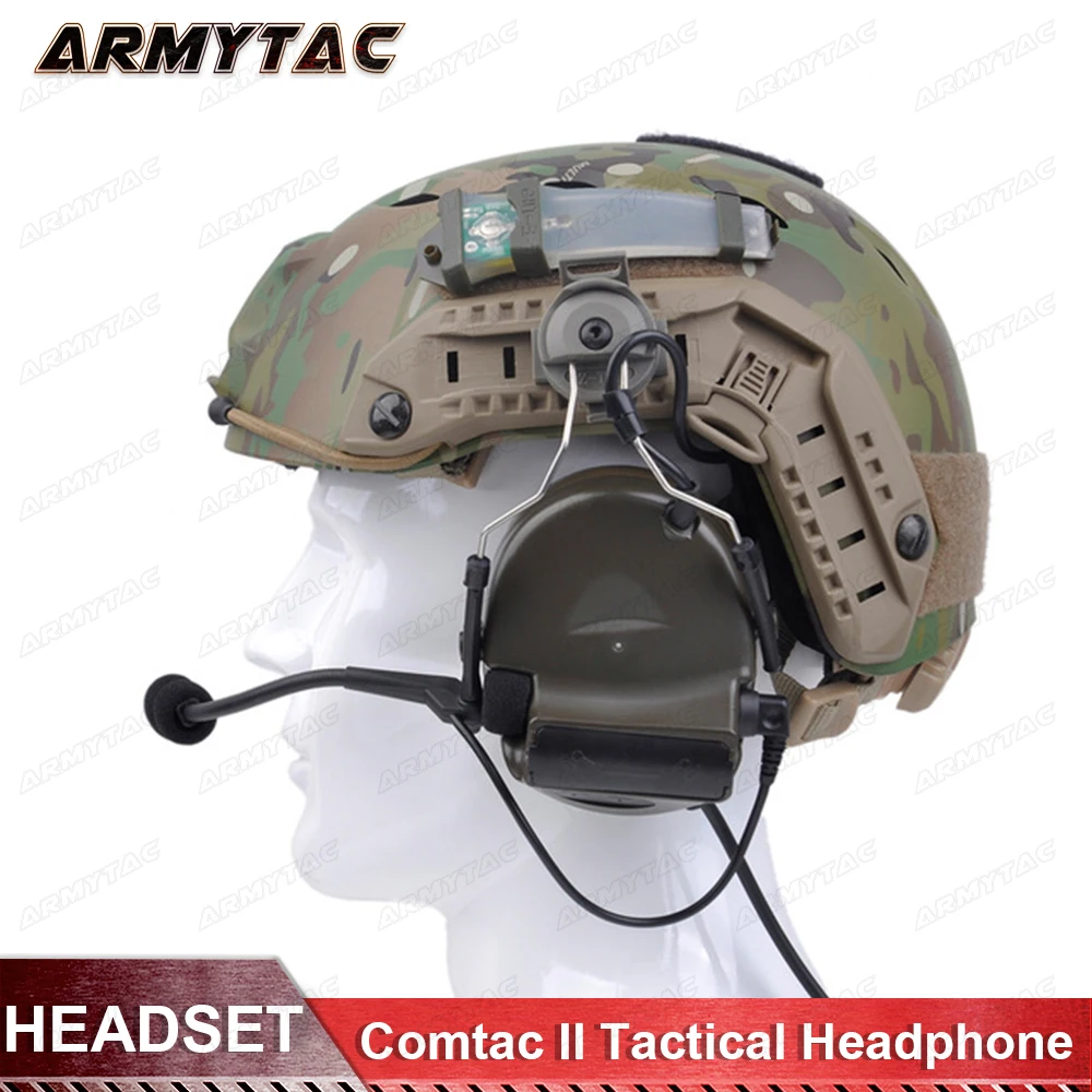 

Z-Tactical Softair Aviation Headset Comtac ii Headset for FAST Helmets and Tactical Peltor Helmet Rail Adapter Set Z031