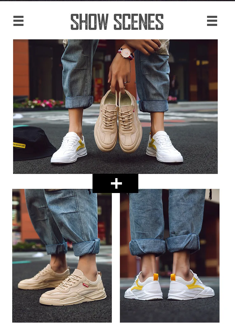 KHRUN/ ; Мужская обувь для отдыха; Новая летняя дышащая обувь; модная мужская обувь; мужская повседневная обувь