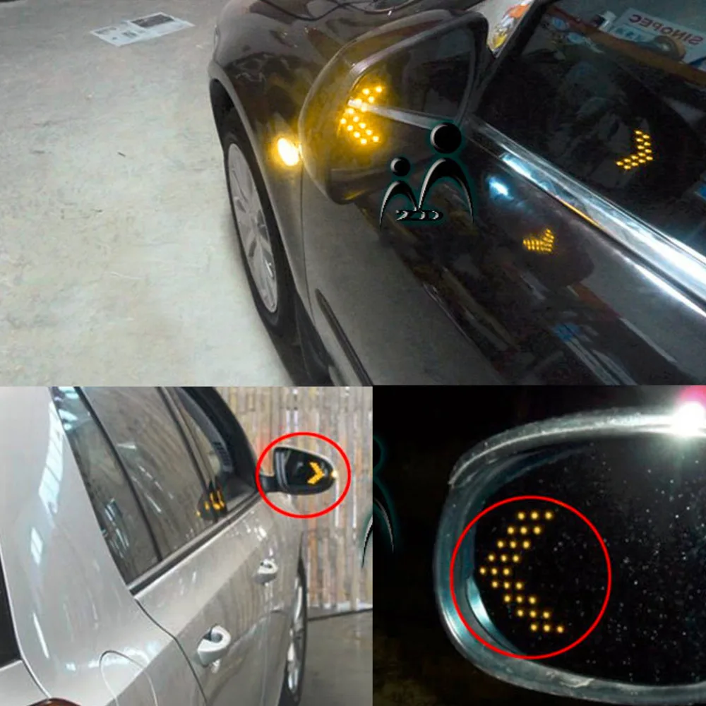 Car-Stying 1x Hot Sale Universal Car Vehicle Arrow Lights Indicator LED 14 LED 3528SMD Rearview Mirror Side Turn Signal Light Car-Stying 1x Hot Sale Universal Car Vehicle Arrow Lights Indicator LED 14 LED 3528SMD Rearview Mirror Side Turn Signal Light