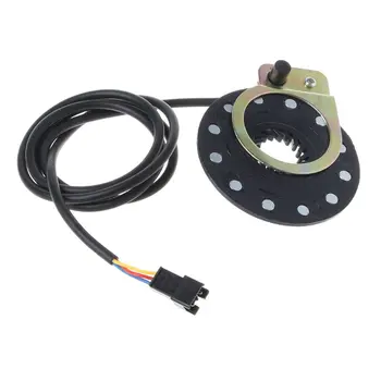 Electric Bicycle Pedal 12 Magnets E-bike PAS System Assistant Sensor Speed Sensor Black Color Easy to Install free shipping ebike pas system pedal assistant sensor 8 magnets diy cycling conversion kit parts electric bicycle speed sensor