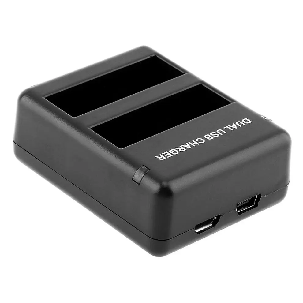 Черный AHDBT 401 USB двойной порт зарядное устройство для Gopro Hero 4 HERO4 черный серебряный