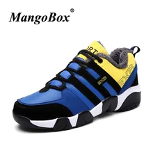 

Winter warm Sports Sneakers For Men with fur Running Shoes Brand Designer Male Gym Outdoor Shoes Plus Size 46 47 Walking Shoes