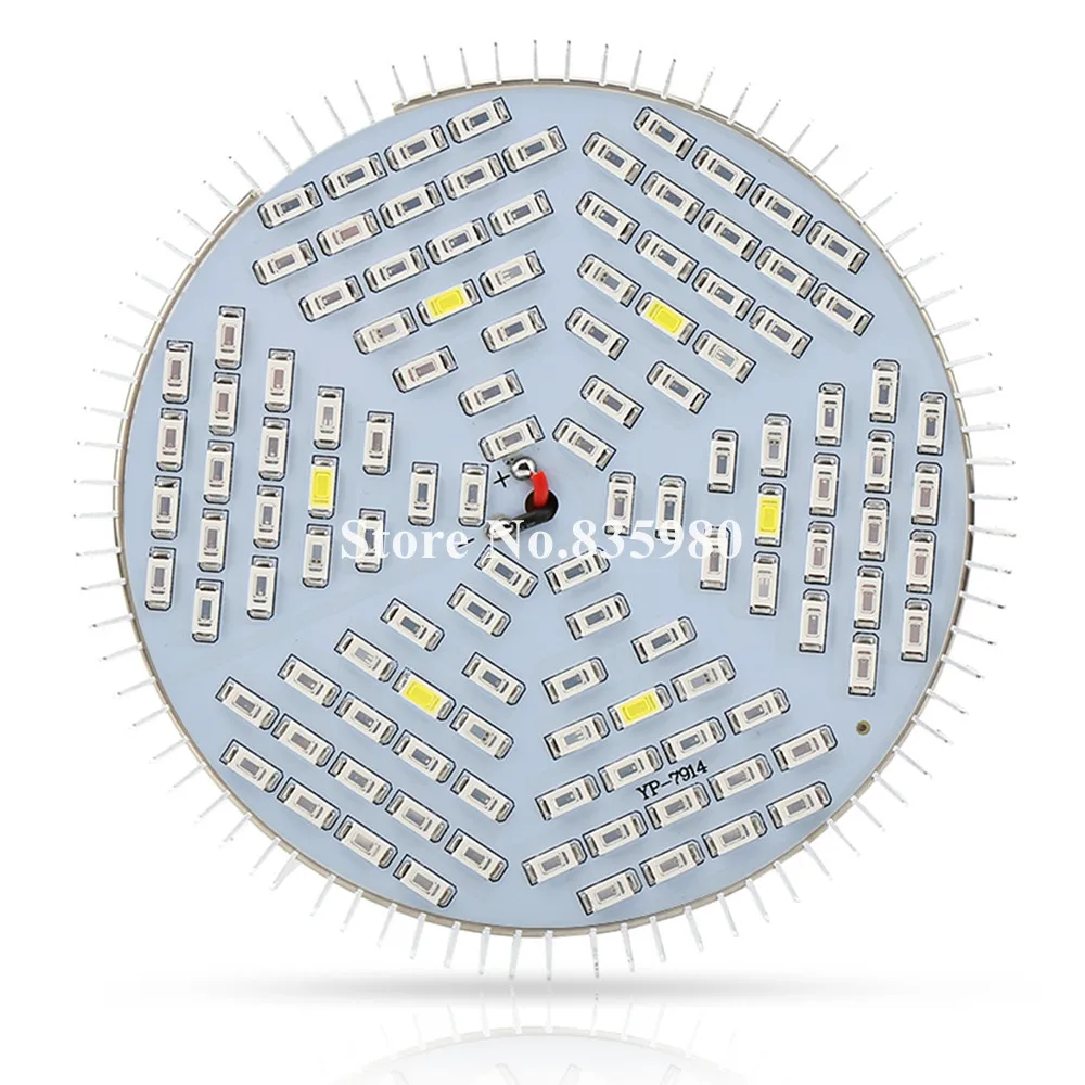 10 шт./лот) E27 80 Вт 48 Вт полный спектр светодиодный светильник для растений аквариумные Цветы Семена Садовый цветок овощи теплица лампа