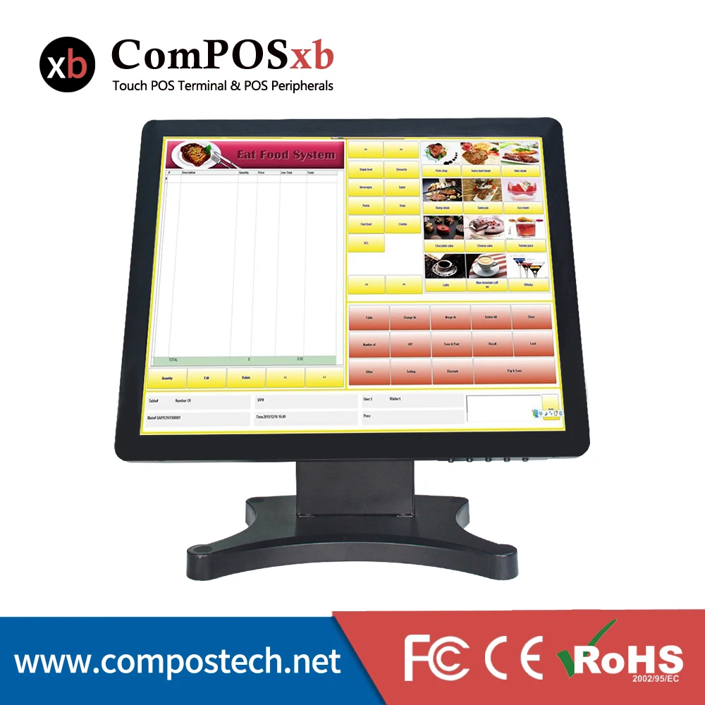 

Brand New 17 Inch LCD 1280*1024 Screen Touch desktop Monitor For Pos System Display