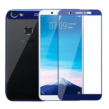 

25 Pcs/Lot Full Coverage Screen Protectors For VIVO Y75/V7 Scratch Proof Protective Film Tempered Glass For VIVO V7
