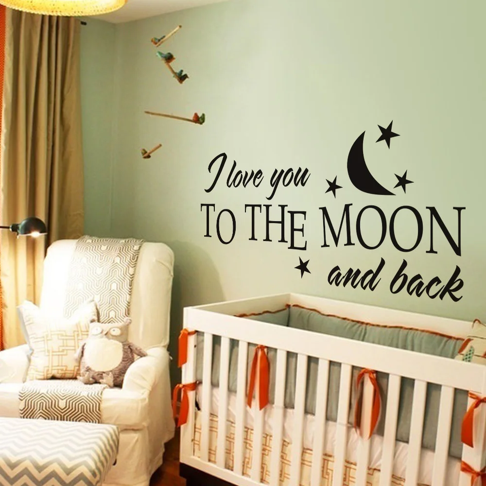 I Love You To The Moon And Back Wall Art aliexpress : buy i love you to the moon and back romantic love I Love You To The Moon And Back Wall Art aliexpress : buy i love you to the moon and back romantic love