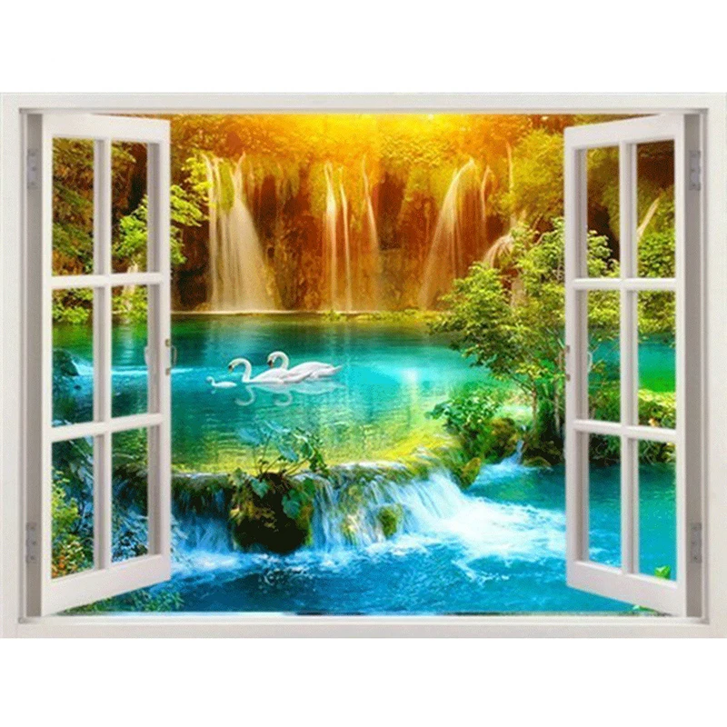 HUACAN-5D-Diamond-Painting-Scenic-Full-Square-Diamond-Mosaic-Window-Rhinestone-Picture-Embroidery-Sale-Home-Decor