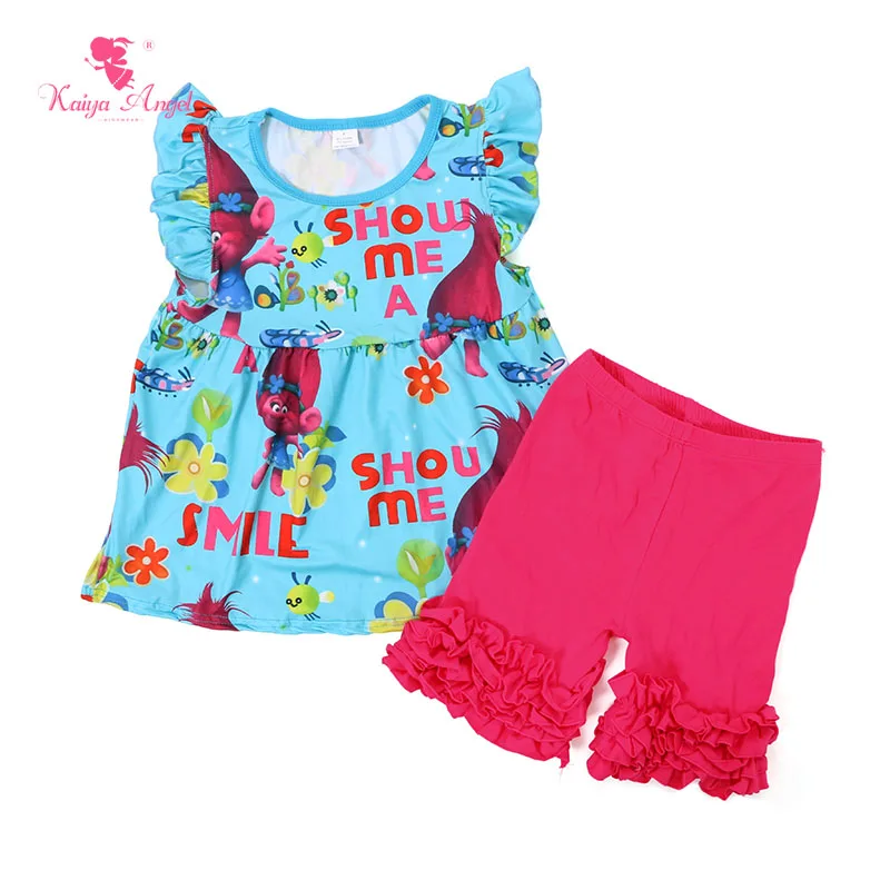 Buy 2017 Summer Hot Girls Clothing Set Troll Girl