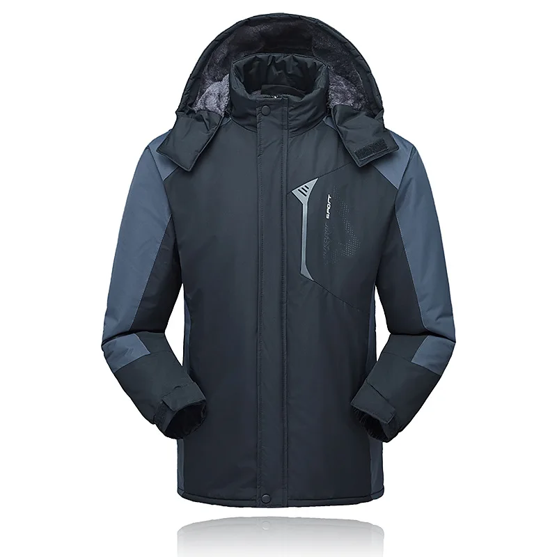 Мужские лыжные водонепроницаемые ветрозащитные флисовые горные куртки с капюшоном, уличные пальто, сохраняющие тепло, лыжные куртки для сноубординга зимой