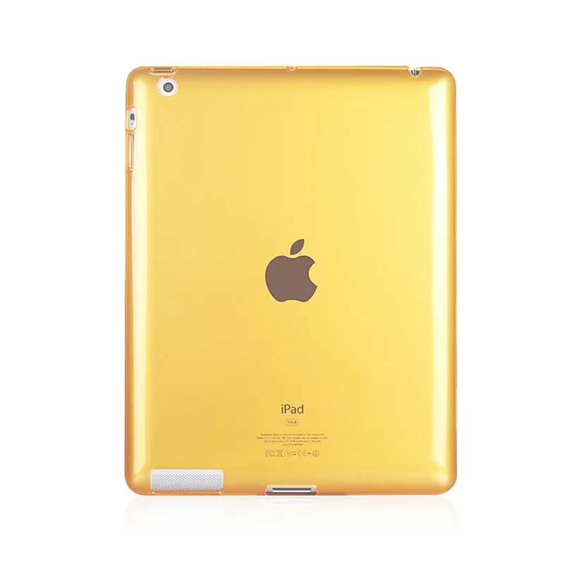 Protector Shell Case For Apple iPad 4 3 2 iPad4 Silicon Cases Cover Clear Color Soft Skin Tablets Pad Accessory Etui Coque Capa (19)