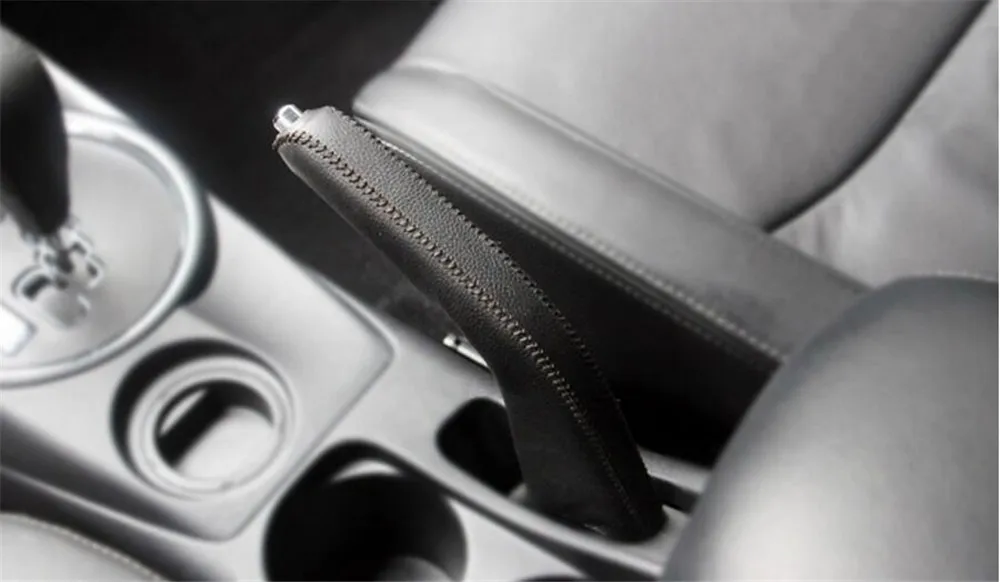 Автомобильный Ручной тормоз, чехол из натуральной кожи для Mitsubishi ASX Outlander Lancer Colt Eclipse Grandis FORTIS Zinger Mirage