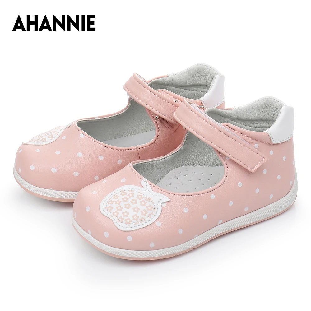 

Ahannie Toddler Girls Mary Jane Flats Dot Princess Dress Shoes Kids Sandals Children Wedding Party School Uniform Shoes