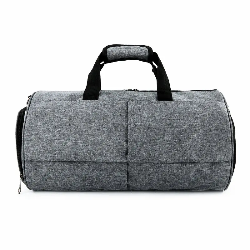50L Водонепроницаемая спортивная сумка для женщин и мужчин для фитнеса, йоги, путешествий, багажа, сумки для хранения обуви, сумка через плечо, сумка для тренировок - Цвет: Gray