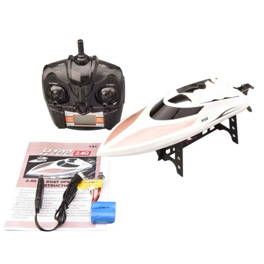 

TK H102 Radio Controlled Toy High Speed Racing Rc Boat Lcd Screen 2.4g System remote control ship's wireless gift p35