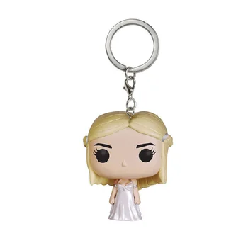 Game of Thrones Daenerys Targaryen Action Figures Children Toy Keychain With Retail Box
