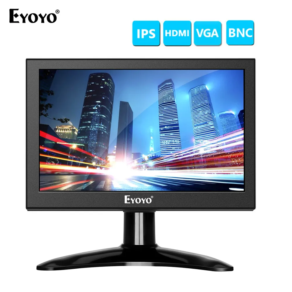 

Eyoyo 7 inch EM07H Portable 1280x800 HD LCD Computer & TV Display CCTV Security Surveillance Screen hdmi lcd monitors