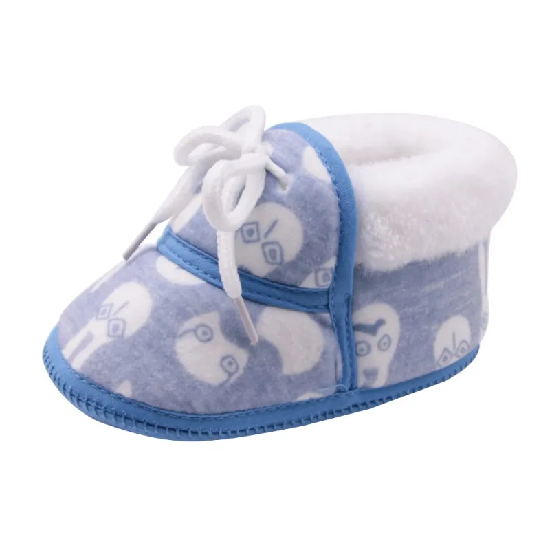 

Baby Shoes Baby Boots Newborn Cartoon Printed Cotton Shoes With Short Tube Warm Winter Boots 0-12M Newborn Gifts
