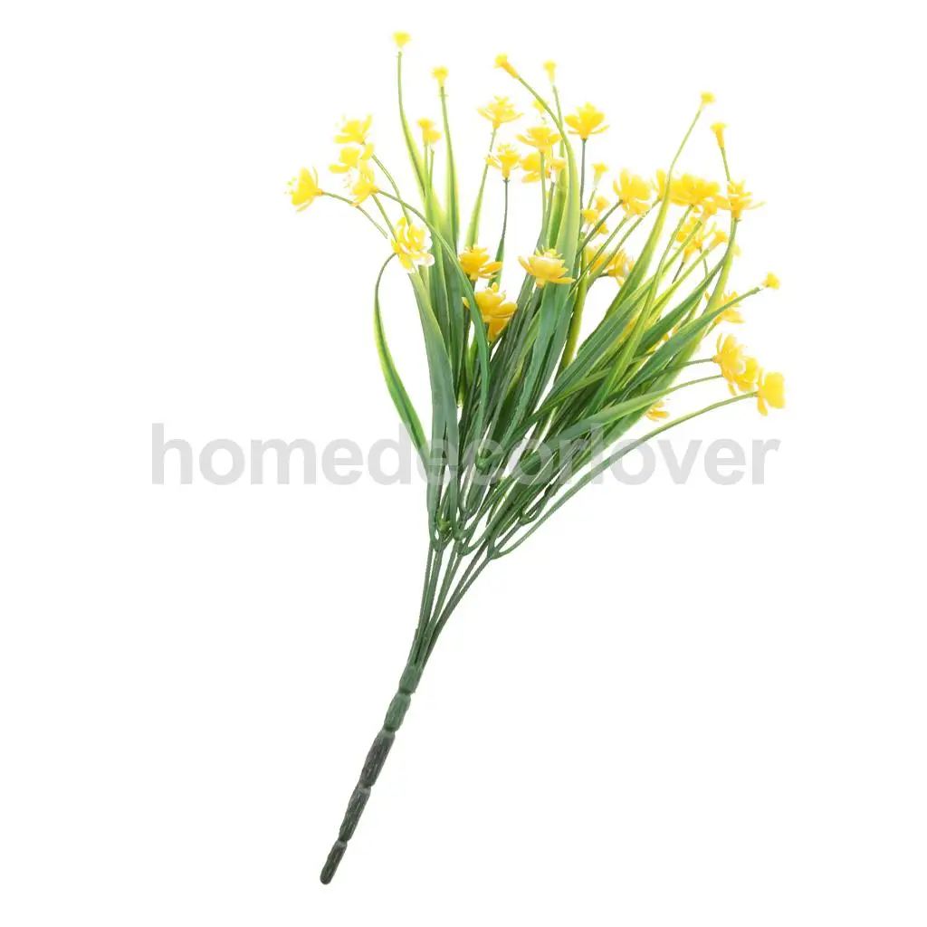 MagiDeal Artificial Greenery Vine Ivy Leaves Grass Camellia Garland Hanging Wedding Party Flower Bunch Bouquet Decor Color PICK