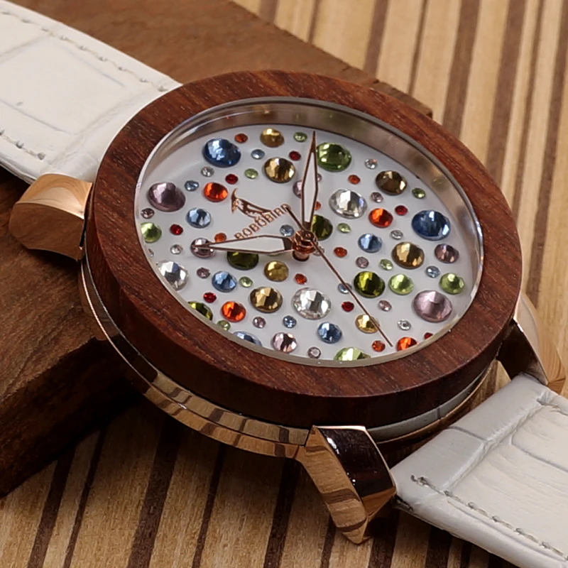 2017 Luxury Brand BOBO BIRD Watch Women Wooden Watches