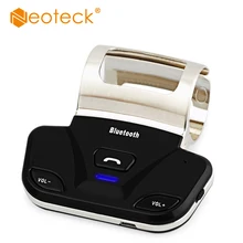 Neoteck сплав Руль Беспроводной Bluetooth EDR Функция Совместимость Bluetooth 2,0/1,2/1,1 Handsfree Car Kit Динамик для трубки