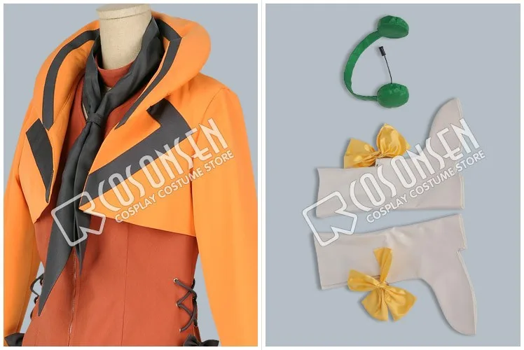 Косплей ONSEN Aquarion EVOL Yunoha Thrul костюм для косплея оранжевый полный комплект все размеры