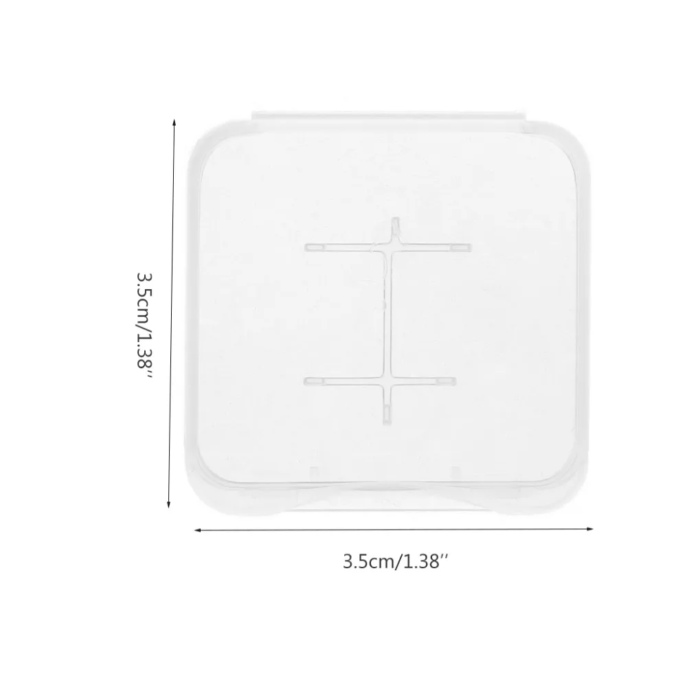 Высокое качество 10 в 1 портативный пластик TF SD SDHC памяти хранение карт коробка держатель протектор Feb8