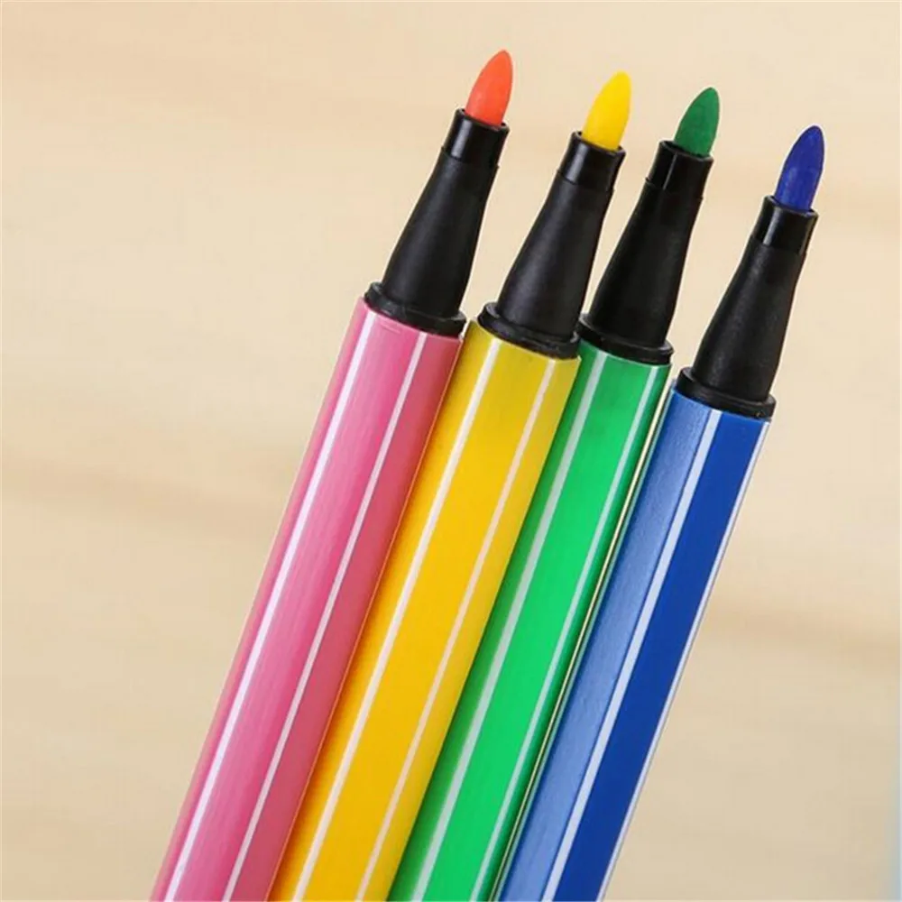 12 цветов/набор креативных акварельных гелевых чернильных ручек художественная маркерная ручка канцелярские принадлежности