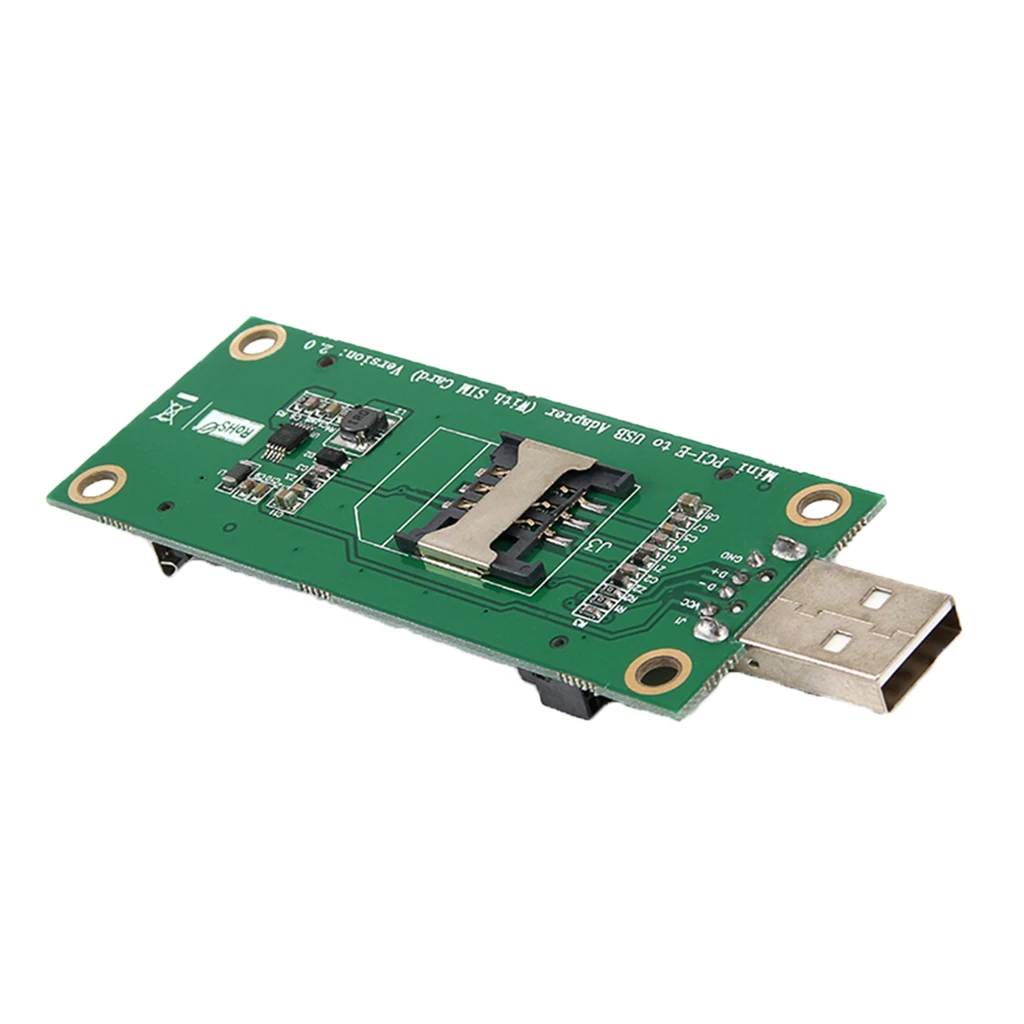 MagiDeal Mini PCIe WWAN Card to USB Adapter with SIM Slot for 3G / 4G Module Tester