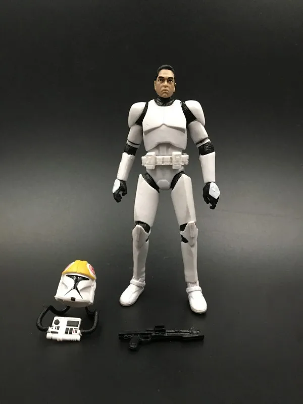 

1/18 3.75 '' Star Wars clone attack clone fighter pilot soldiers model doll Free shipping S017