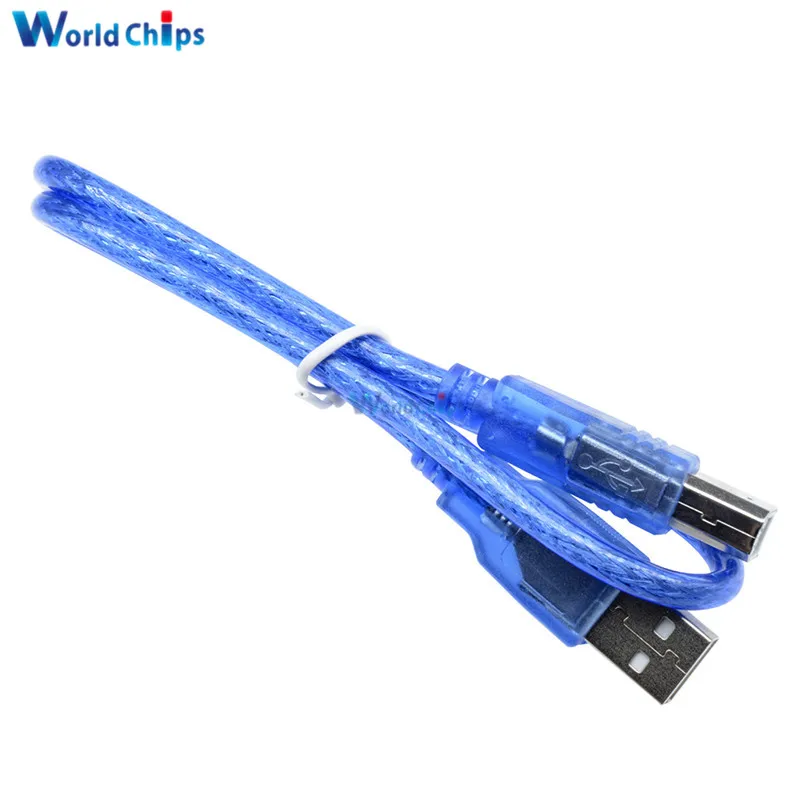 30 см USB 2 0 кабель для принтера тип A папа Тип B мужское двойное экранирование