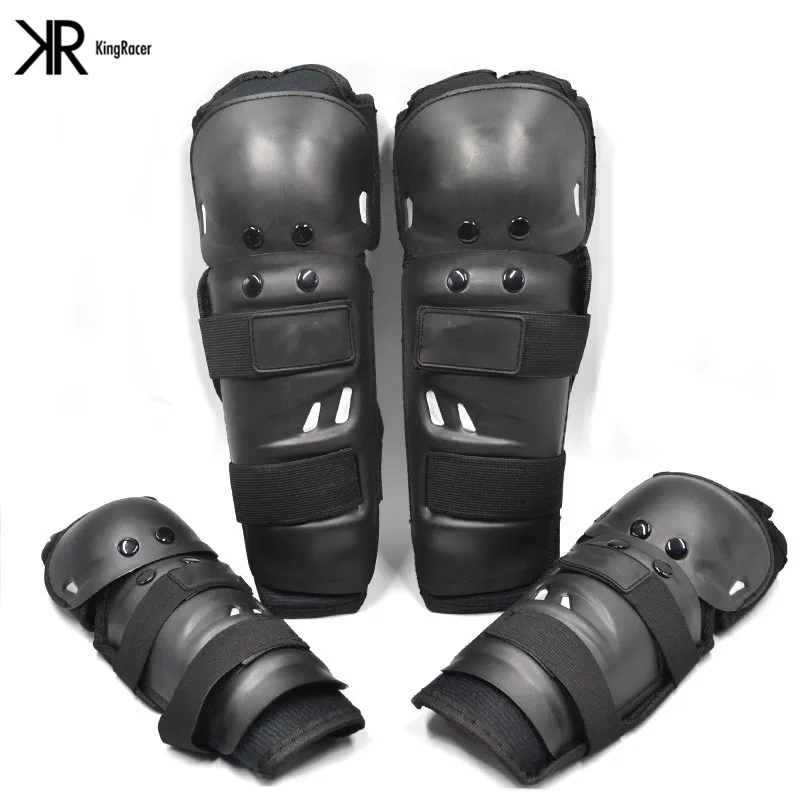 

Motorcycle Protection Knee and Elbow Adjustsble Protective Gear Knee Elbow Shin Pads Cap Guards Armor Protection 4pcs /1Set