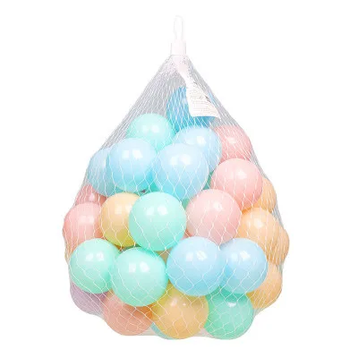 50 шт./лот, экологически чистый красочный шар, мягкий пластиковый Океанский шар, забавная игрушка для купания для детей, водный бассейн, Океанский волнистый шар диаметром 5,5 см