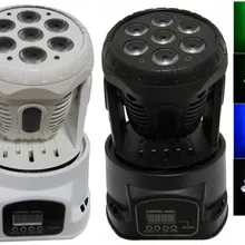 2xLot светодиодный движущийся головной свет 7x12 Вт RGBW 4 в 1 светодиодный сценический свет световое оборудование для дискотек 110~ 240 В контроль звука авто