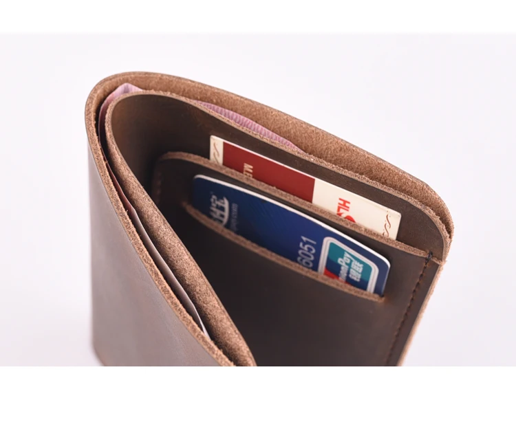 AETOO, Оригинальные кожаные кошельки ручной работы, короткие, для мужчин и женщин, кошелек для карт, мини-кошелек на молнии, дамская сумка для карт, кожаная, ретро, простая, короткая