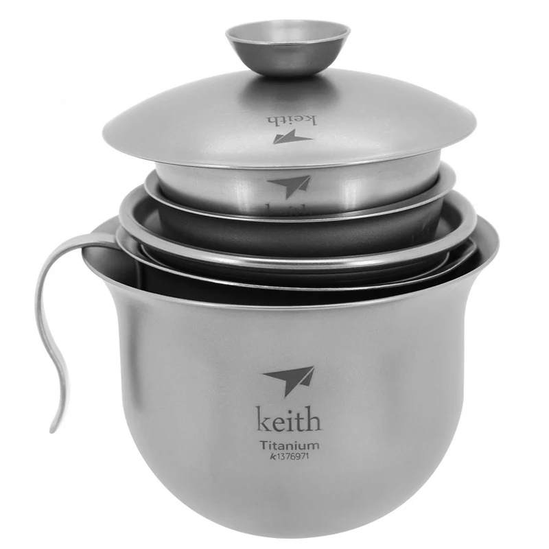 Keith titanio té taza de camping taza de té utralight Ti3910