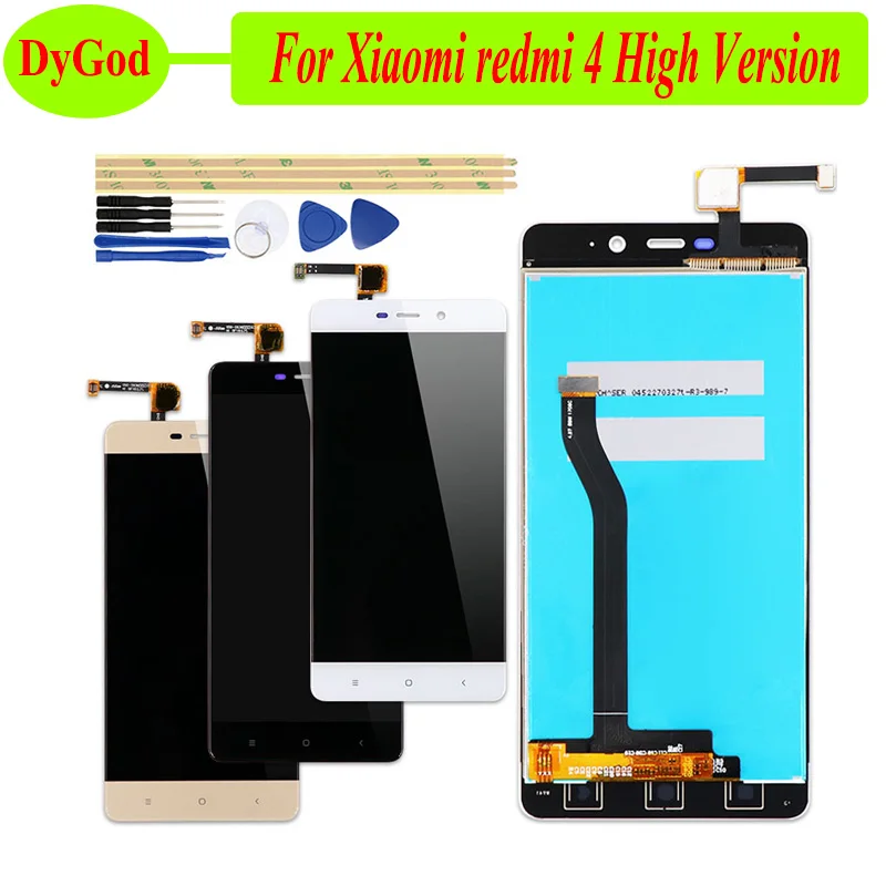 DyGod For Xiaomi redmi 4 Pro LCD Display Screen Touch Complete Digitizer Part for Redmi Prime Phone+tools (3GB 32GB ) | Мобильные