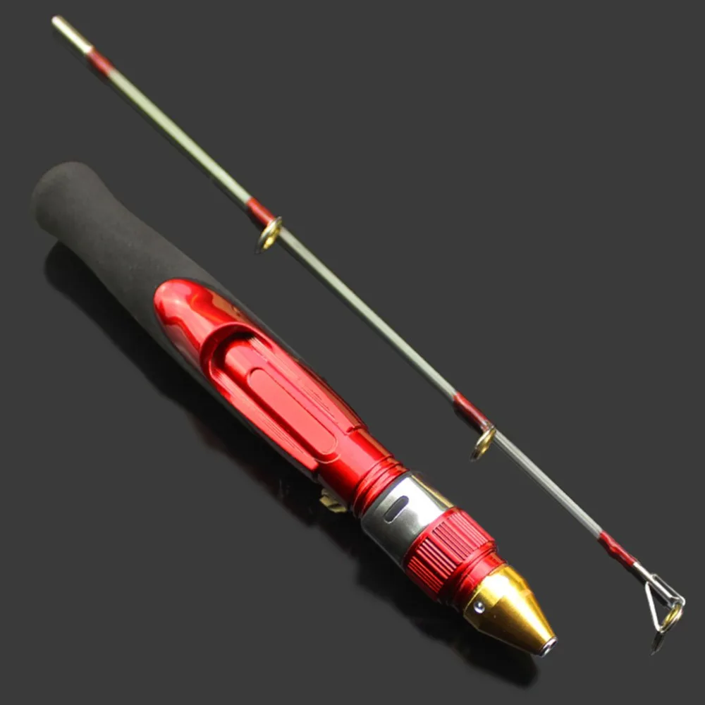 

New Portable Shrimp Fishing Rod Winter Ice Fishing Pole Mini Telescopic Rods For Shrimp Durable Fish Tackle Pole Drop Shipping