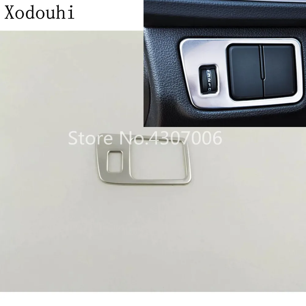 

Car detector styling cover front fog light switch button inner Trim frame lamp panel for Hyundai Solaris Accent 2017 2018 2019